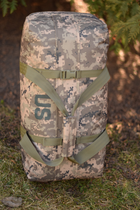 Тактическая сумка баул US 65 л большая военная армейская сумка баул цвет пиксель для передислокации ВСУ - изображение 8