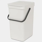 Мусорное ведро Brabantia Sort & Go 12 л (cветло-серый)