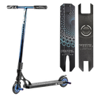 Самокат трюковый двухколесный с алюминиевыми пегами Best Scooter Portal Черный с синим