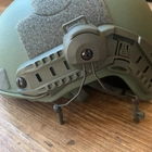 Крепление активных наушников к шлему ТОР Fast олива - изображение 8
