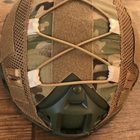 Кавер чехол на шлем TOR Fast светлый мультикам сетка - изображение 4