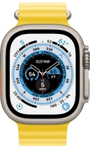 Smartwatch Apple Watch Ultra GPS + Cellular 49mm Titanium Case with Yellow Ocean Band (MNHG3) - obraz 3