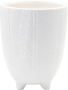 Горщик (ваза-кашпо) для квітів MBM HOME DH-FLOWERS-28 M White