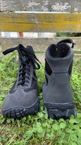 Берці короткі полегшені , взуття для військових,пожежних, поліції KROK BUС03, 45 розмір, чорні, 01.45 - зображення 3