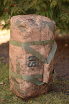 Сумка тактична баул US 65 л військова армійська сумка баул колір койот для передислокації ЗСУ - зображення 7