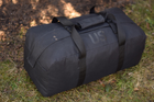 Сумка тактична баул US 65 л військова армійська сумка баул колір чорний для передислокації ЗСУ - зображення 10