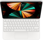 Обкладинка-клавіатура Apple Magic Keyboard для iPad Pro 12.9 (5th gen) Russian White (MJQL3RS/A) - зображення 1