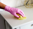 Нітрилові рукавички Medicom SafeTouch® Advanced Pink текстуровані без рожеві пудри Розмір S 500 шт (3,6 г) - зображення 4