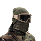 Тактические очки защитная маска -Армейские очки с сменными линзами -Койот -Daisy с 3 линзами - изображение 3