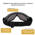 Баллистические очки с сменными линзами (Черная) / Тактические очки защитная маска с 3 линзами - изображение 3