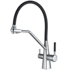Смеситель для кухни с подключением фильтрованной воды Globus Lux GLLR-0700-L-00-01 Черный