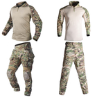 Тактичний демісизонний військовий костюм HAN WILD G3 Multicam Куртка M65, Убакс та Штани наколінниками XL Мультикам HWMD0026800-2 - зображення 6