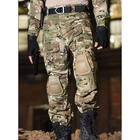 Тактический демисезонный военный коcтюм HAN WILD G3 Multicam Куртка M65 ,Убакс и Штаны с наколенниками M Mультикам HWMD0026800 - изображение 7