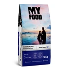 Сухой корм Hermos Myfood Суперпремиум для щенков средних и крупных пород с Ягнем и Рисом