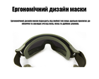 Защитная тактическая маска Daisy со сменными линзами Черная - изображение 5