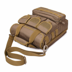 Військова армійська тактична сумка Розвідник тип-3 166 хакі - зображення 4