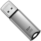Pendrive Silicon Power Marvel M02 128GB USB 3.2 Silver (SP128GBUF3M02V1S) - obraz 1