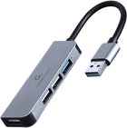 Hub USB Cablexpert 4-portowy (UHB-U3P1U2P3-01) - obraz 1