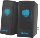 Zestaw głośników 2.0 Fury Skyray 5 W (RMS) USB Czarny (NFU-1309) - obraz 4