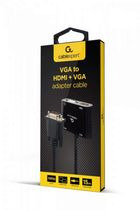 Адаптер-перехідник Cablexpert VGA на HDMI/VGA+Аудіо 3.5 (A-VGA-HDMI-02) - зображення 5