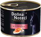 Mokra karma dla kotów DOLINA NOTECI Premium z łososiem - puszka 185g (5902921303787) - obraz 1