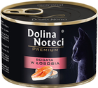 Корм консервований Dolina Noteci Premium для котів з лососем 185 г (5902921303787) - зображення 1