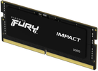 RAM Kingston Fury SODIMM DDR5-5600 32768MB PC5-44800 Impact 2Rx8 Czarny (KF556S40IB-32) - obraz 2