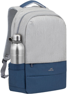 Рюкзак для ноутбука RIVACASE Prater 7567 17.3" Grey/Dark Blue (7567 (Grey/Dark Blue)) - зображення 5
