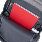 Рюкзак для ноутбука RIVACASE Prater 7567 17.3" Grey/Dark Blue (7567 (Grey/Dark Blue)) - зображення 12