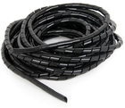 Спіральний кабельний органайзер Cablexpert 12 мм 10 м Чорний (CM-WR1210-01) - зображення 1