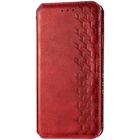 Шкіряний чохол-книжка GETMAN Cubic (PU) для Xiaomi Redmi Note 9 / Redmi 10X Червоний