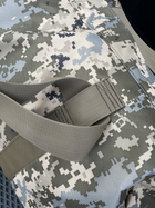 Баул військовий на 85 л, військовий баул рюкзак кольору піксель, баул військовий великий - изображение 4