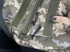 Баул військовий на 85 л, військовий баул рюкзак кольору піксель, баул військовий великий - изображение 5