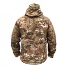 Куртка софтшел мультикам тактична куртка Softshell непромокаюча армійська куртка для військових розмір L - зображення 4