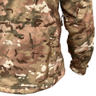 Куртка софтшел мультикам тактична куртка Softshell непромокаюча армійська куртка для військових розмір XL - изображение 5