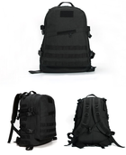 Многофункциональный тактический рюкзак, для военных, универсальный, чёрного цвета, TTM-07 A_3 №1 - изображение 1