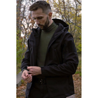 Тактична тепла куртка Soft Shell Чорна Logos 3XL - зображення 1