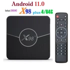 Смарт ТВ Приставка X98 Plus 4/64 Android 11 Amlogic S905W2 Smart TV Box 1080P Full HD, Ultra HD (4K) Original Black