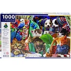 Пазлы Киевская фабрика игрушек Щенки и котята 1000 элементов 48x66 см Разноцветные набор для развития мелкой моторики и логического мышления