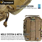 Тактическая медицинская сумка IDOGEAR BG3523 MOLLE First Aid EMT Utility Pouch IFAK охотничья нейлоновая сумка первой помощи Мультикам - изображение 5