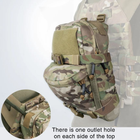 Тактична сумка гідрат IDOGEAR BG3530 MOLLE для тактичного жилета-рюкзака армії США преміум якість Мультикам - зображення 3