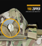 Тактична сумка гідрат IDOGEAR BG3530 MOLLE для тактичного жилета-рюкзака армії США преміум якість Мультикам - зображення 12