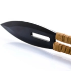 Ножи Метательные набор 3 в 1 Черные с чехольчиком - изображение 4