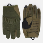 Тактические военные перчатки UAD Atlant полнопалые сенсорные c защитой Олива L (UAD0016L)