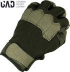 Тактические военные перчатки UAD Prometey полнопалые, сенсорные Олива L (UAD0019L) - изображение 7