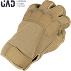 Тактичні військові рукавички UAD Prometey повнопалі, сенсорні Койот XL (UAD0018XL) - зображення 7