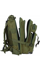 Бойовий рюкзак чоловічий сумка на плечі ранець штурмовий Оливковий 28 л надійне і зручне спорядження для бойових місій максимальна місткість і функціональність - зображення 4