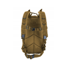 Рюкзак сумка на плечі чоловічий армійський ранець TREKKING MOUNTAINS Хакі 30 л надійне зберігання і захист вашого спорядження міцний і зручний для носіння протягом усього дня - зображення 5