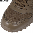 Обувь демисезонная мужская кроссовки Mil-Tec из 3D сетки Койот 43 размер из искуственной кожи мягкая дышащая подкладка повседневные для спорта - изображение 9