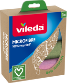 Серветка з мікрофібри Vileda 100% Recycled 3 шт (4023103228634) - зображення 2